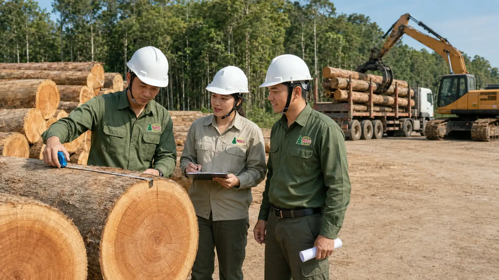 Vùng trồng rừng gỗ lớn của PISICO tại Gia Lai phục vụ chế biến sâu